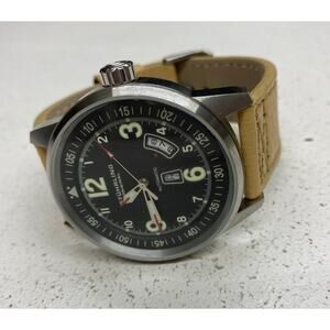 Stuhrling Tuskegee Skymaster 46mm Stainless Steel WR 50M ST.90816 wristwatch